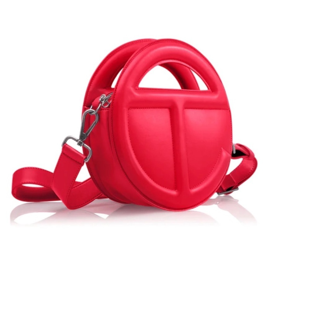 Red Telfar circle bag